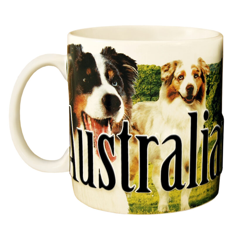 Australian Shepherd Color Relief Mug