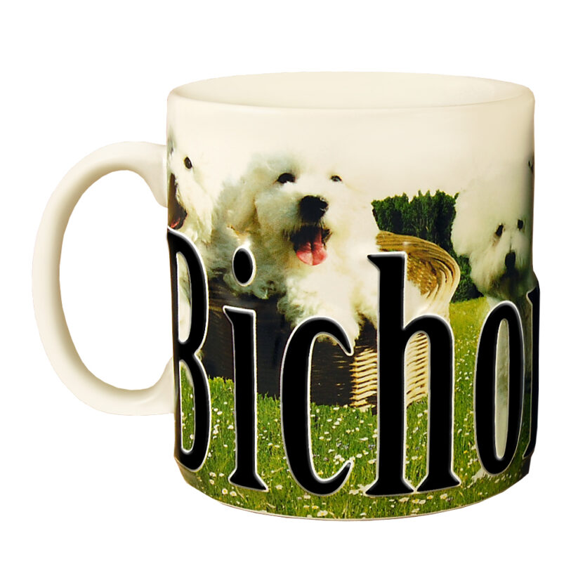 Bichon Frise Color Relief Mug