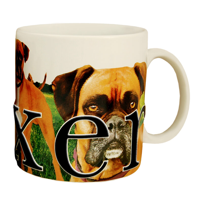 Alternative view of Boxer Color Relief Mug