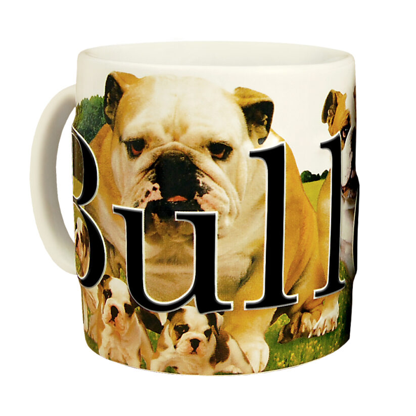 Bulldog Color Relief Mug