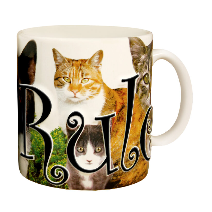 Alternative view of Cats Rule Color Relief Mug
