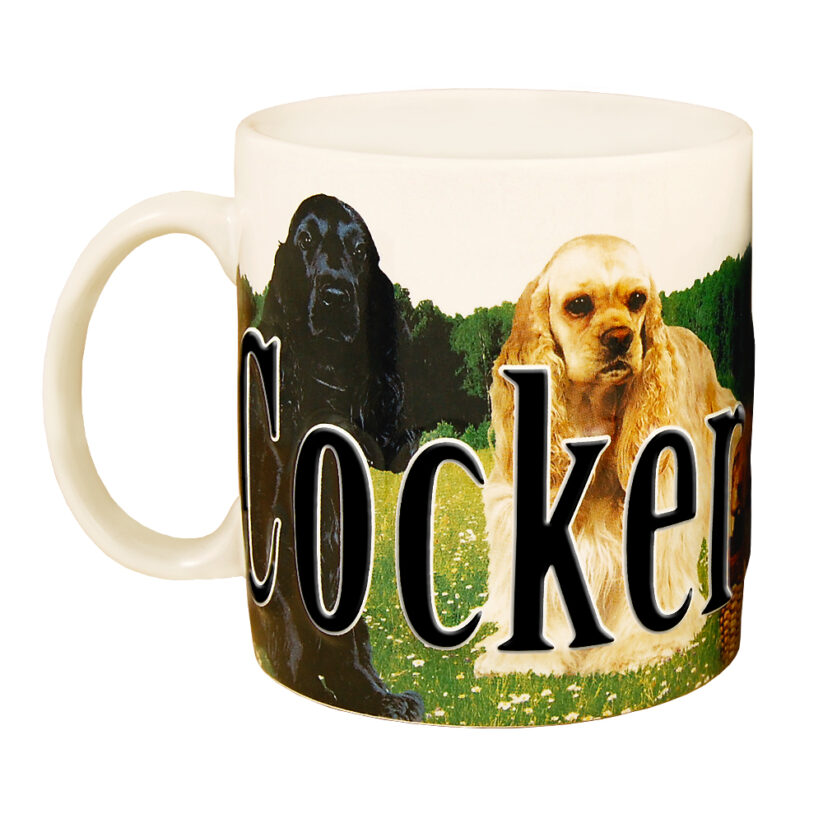 Cocker Spaniel Color Relief Mug