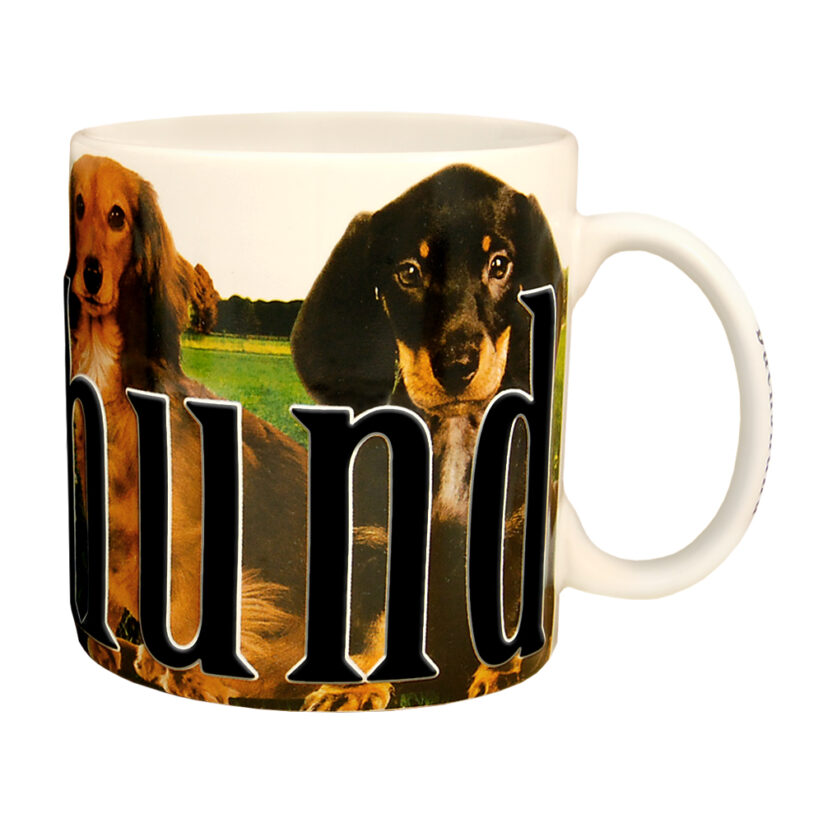 Alternative view of Dachshund Color Relief Mug