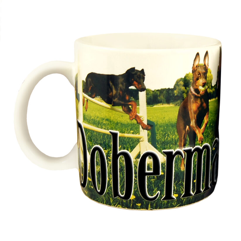 Doberman Pincher Color Relief Mug