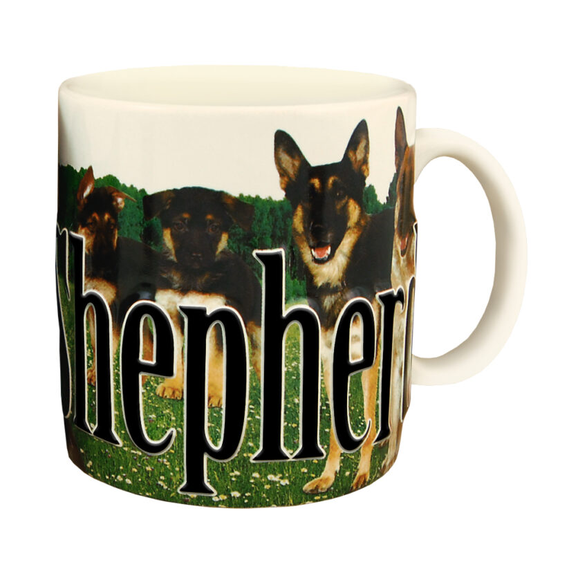 Alternative view of German Shepherd Color Relief Mug