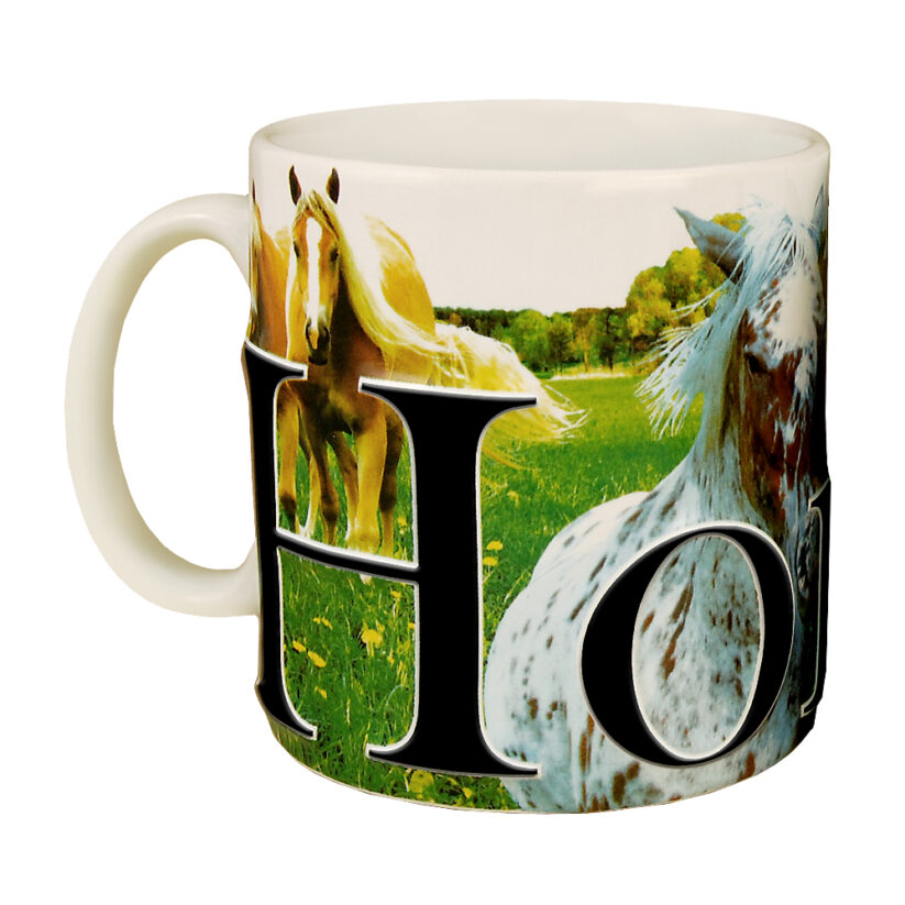 Horse Color Relief Mug