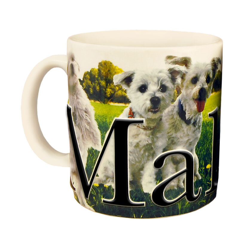 Maltese Color Relief Mug