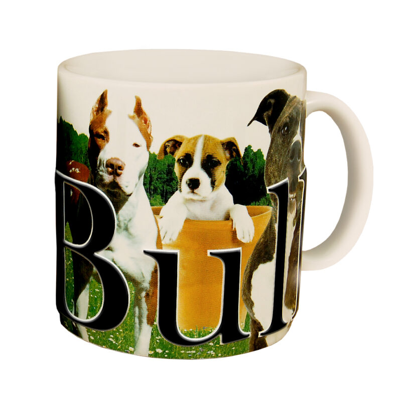 Alternative view of Pit Bull Color Relief Mug