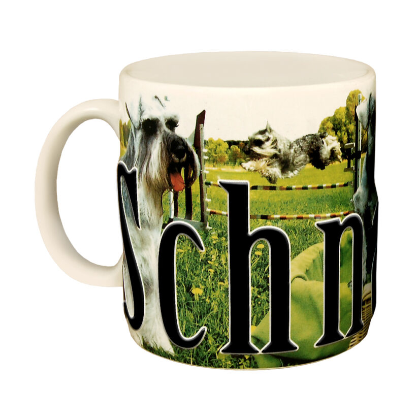 Schnauzer Color Relief Mug
