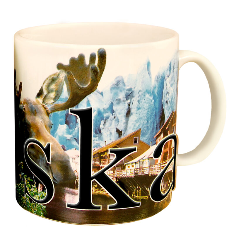 Alaska Color Relief Mug -Back side