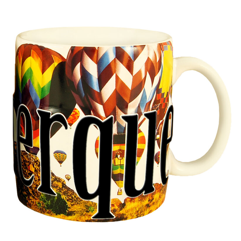 Albuquerque Color Relief Mug - Backside