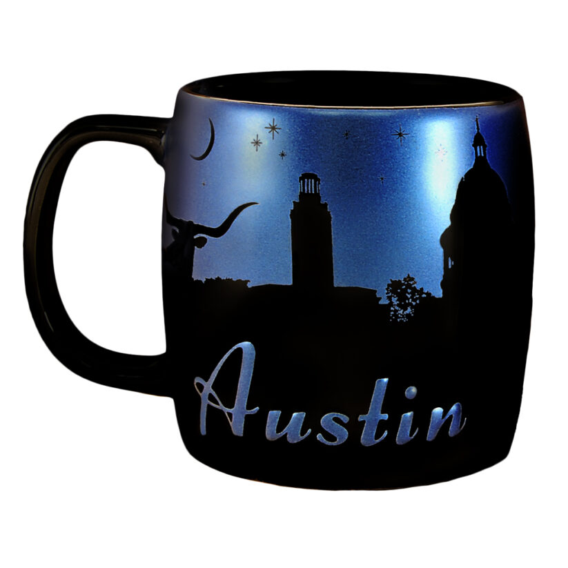 Austin black & blue Mug Front