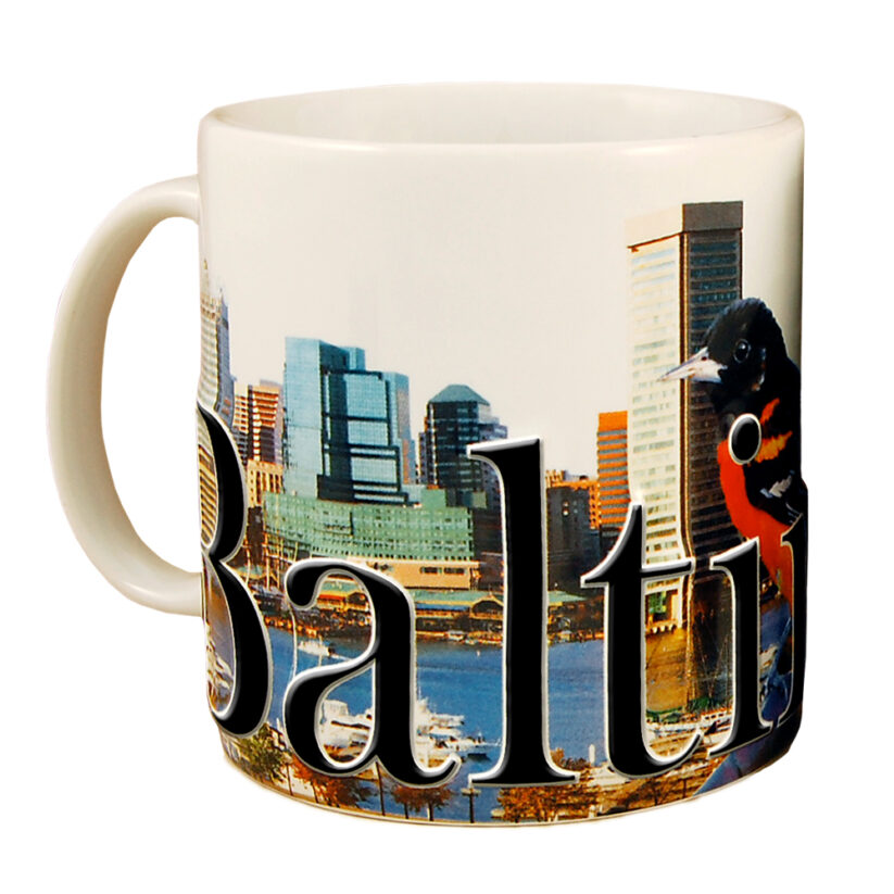 Baltimore Color Relief Mug front side