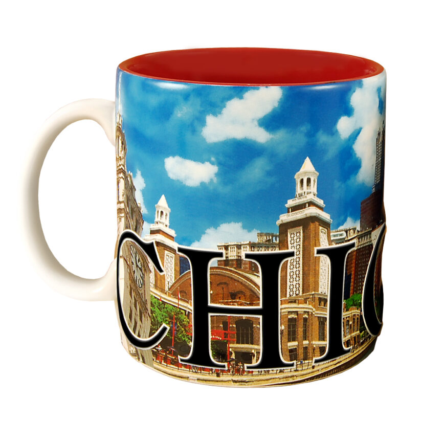 Chicago Color Relief Mug front side