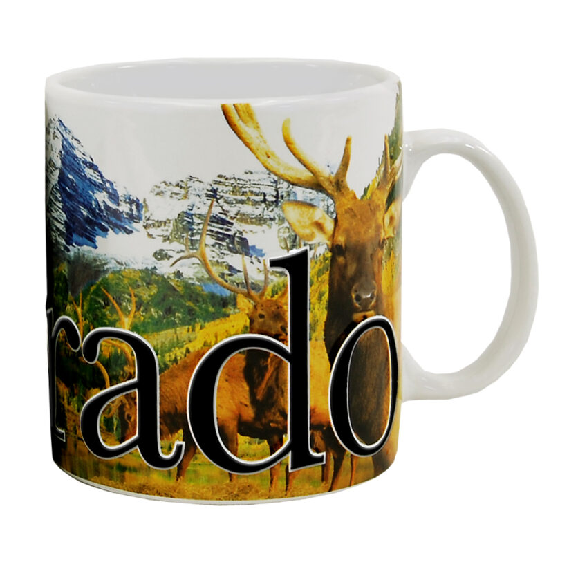 Colorado Color Relief Mug back side