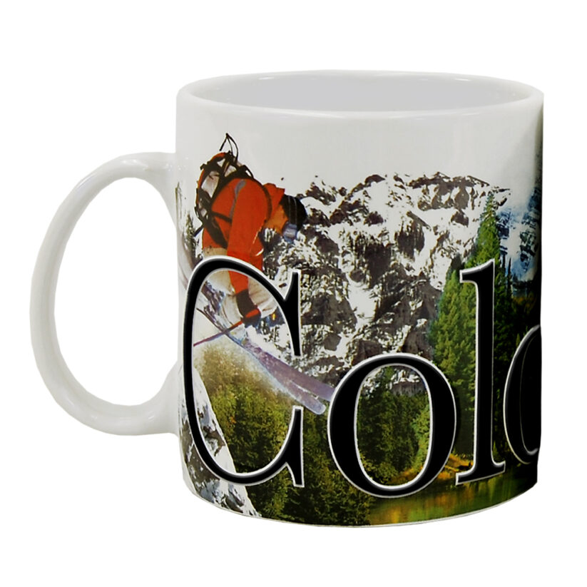 Colorado Color Relief Mug front side