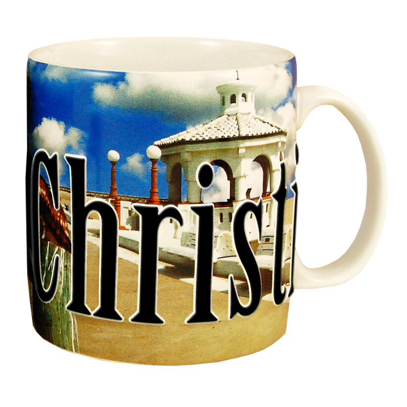 Corpus Christi Color Relief Mug back side