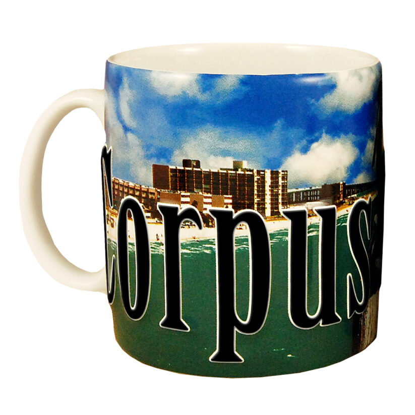 Corpus Christi Color Relief Mug front side
