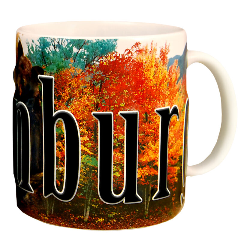 Alternative view of Gatlinburg Color Relief Mug