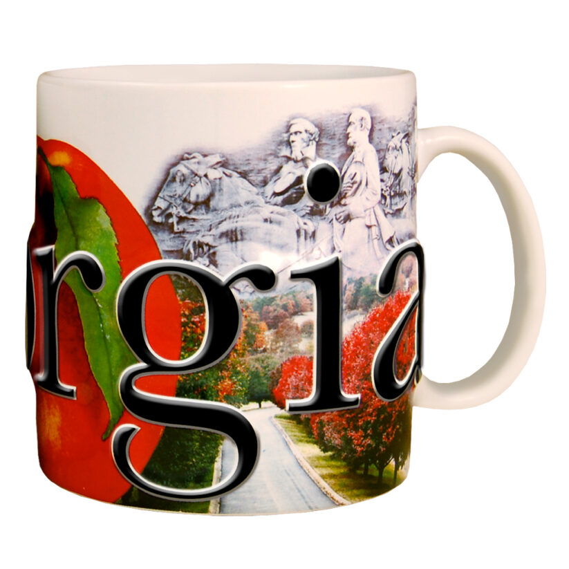 Alternative view of Georgia Color Relief Mug