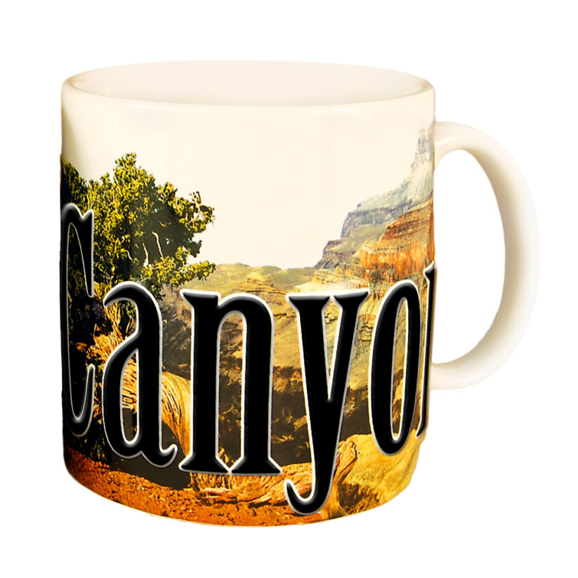Alternative view of Grand Canyon Color Relief Mug