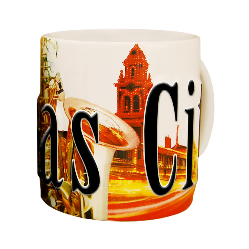 Alternative view of Kansas City Color Relief Mug