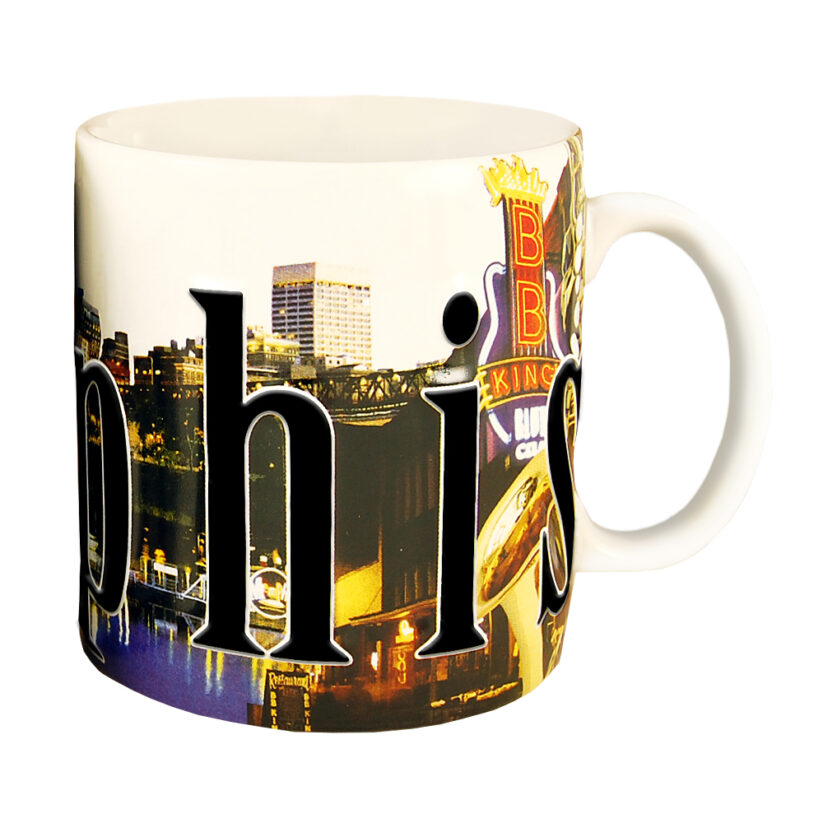 Alternative view of Memphis Color Relief Mug