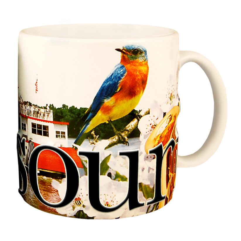 Alternative view of Missouri Color Relief Mug