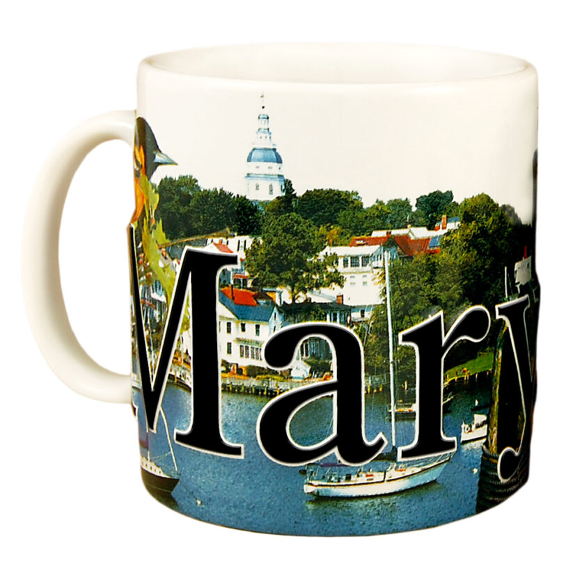 Maryland Color Relief Mug - Front