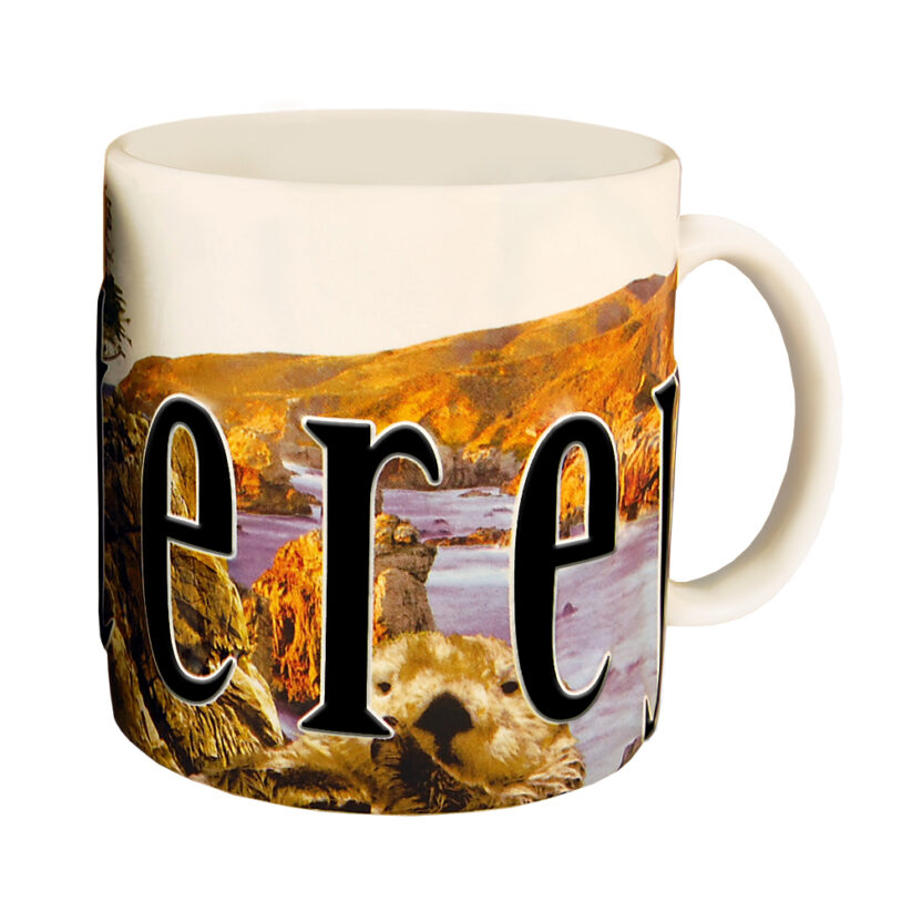 Alternative view of Monterey Color Relief Mug