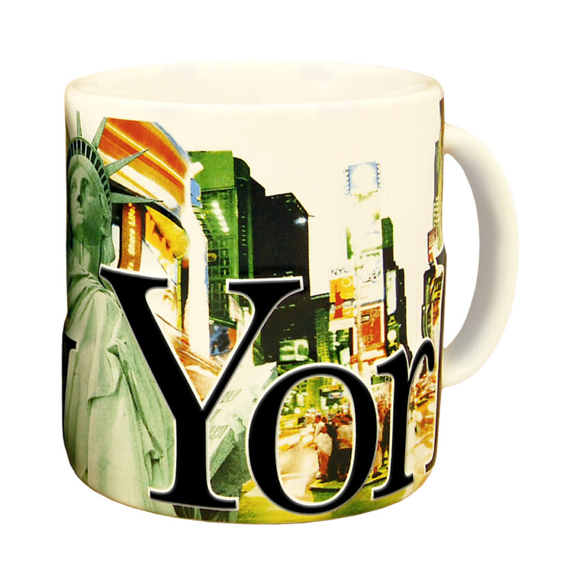 Alternative view of New York Color Relief Mug