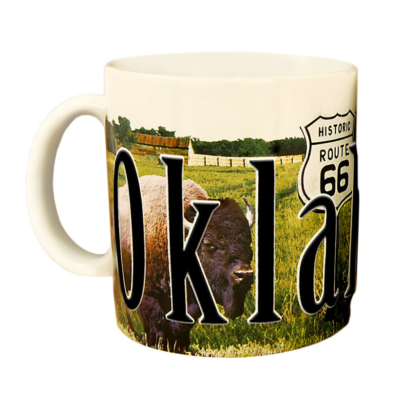 Oklahoma Color Relief Mug
