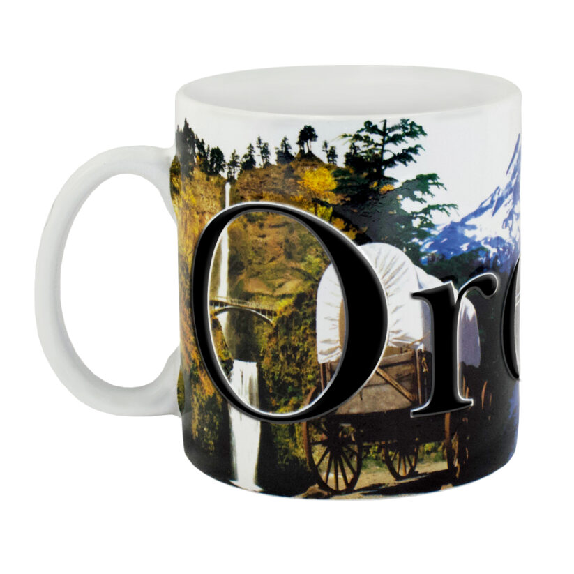 Oregon Color Relief Mug