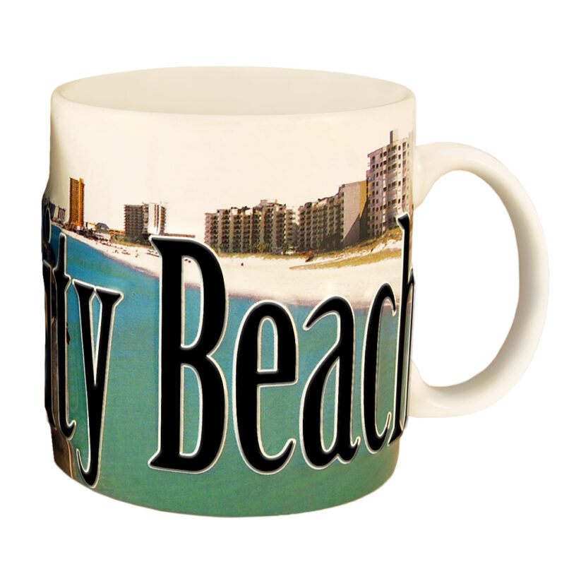 Alternative view of Panama City Beach Color Relief Mug