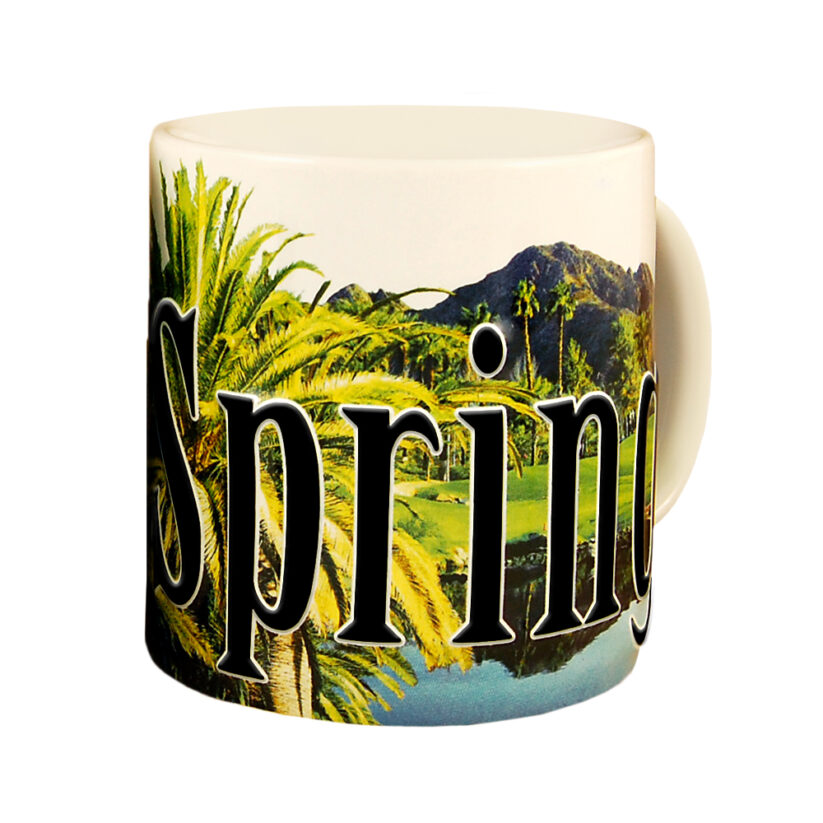 Alternative view of Palm Springs Color Relief Mug