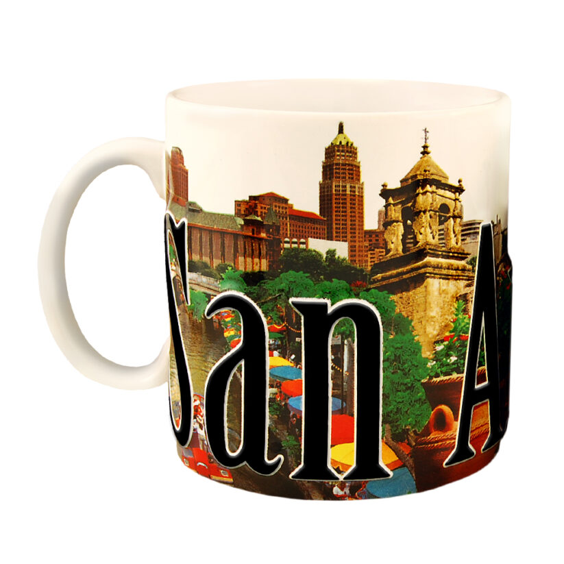 San Antonio Color Relief Mug