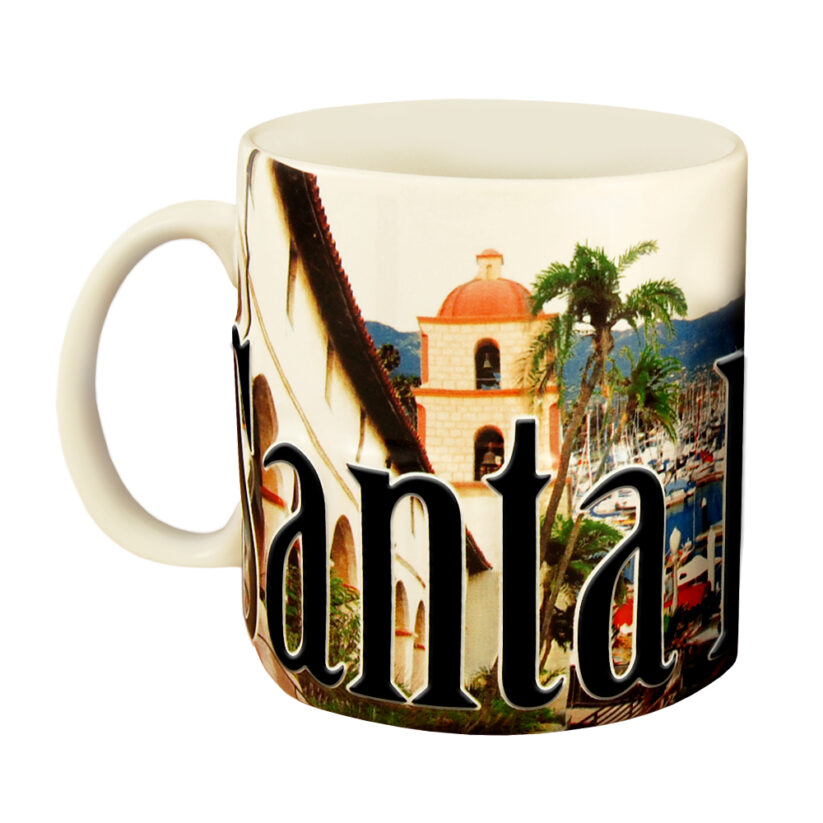 Santa Barbara Color Relief Mug