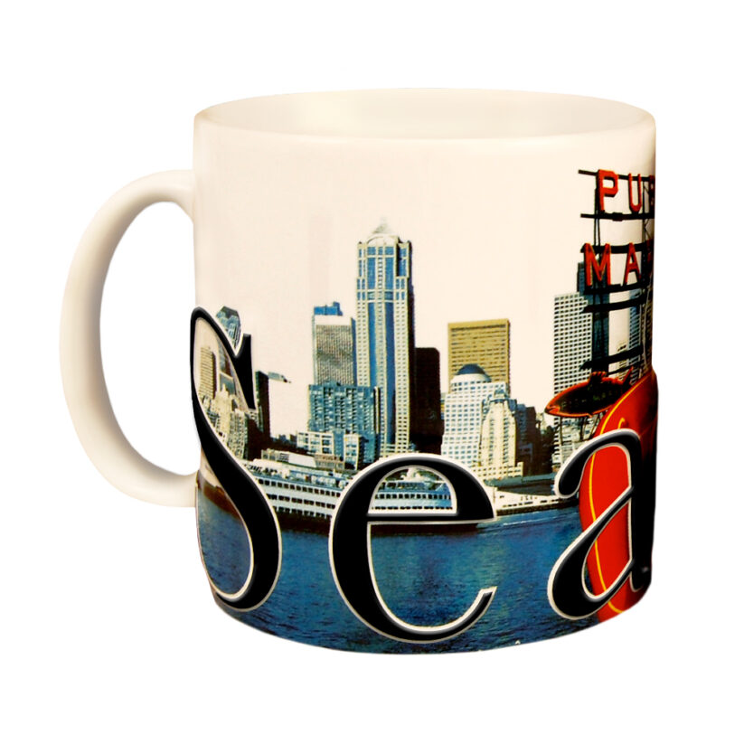 Seattle Color Relief Mug
