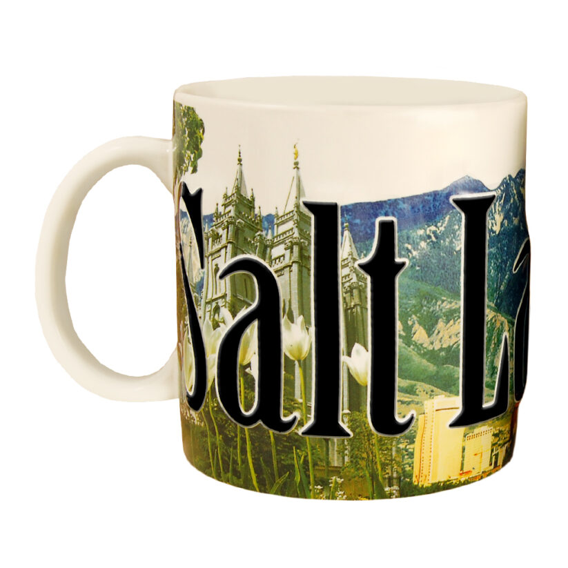 Salt Lake City Color Releif Mug