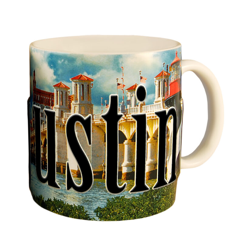 Alternative view of St Augustine Color Relief Mug