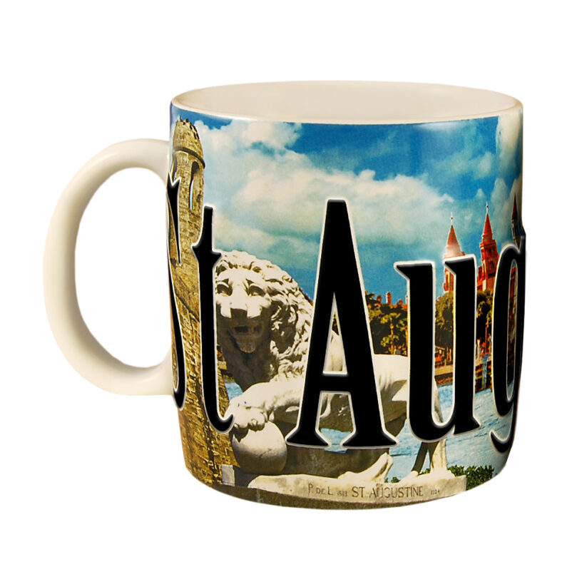 St Augustine Color Relief Mug