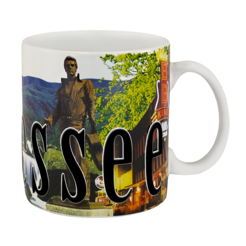 Alternative view of Tennessee Color Relief Mug