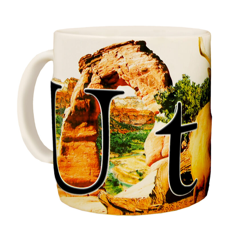 Utah Color Relief Mug
