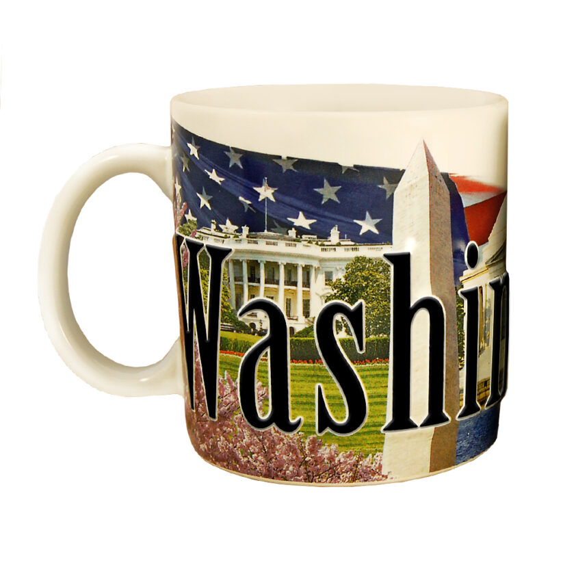 Washington DC Color Relief Mug