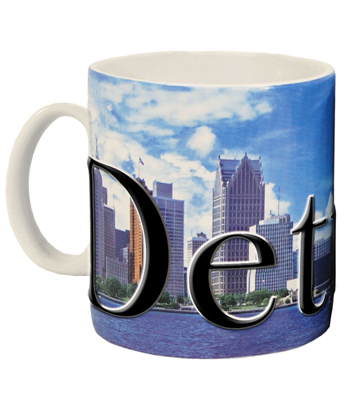 Detroit Color Relief Mug