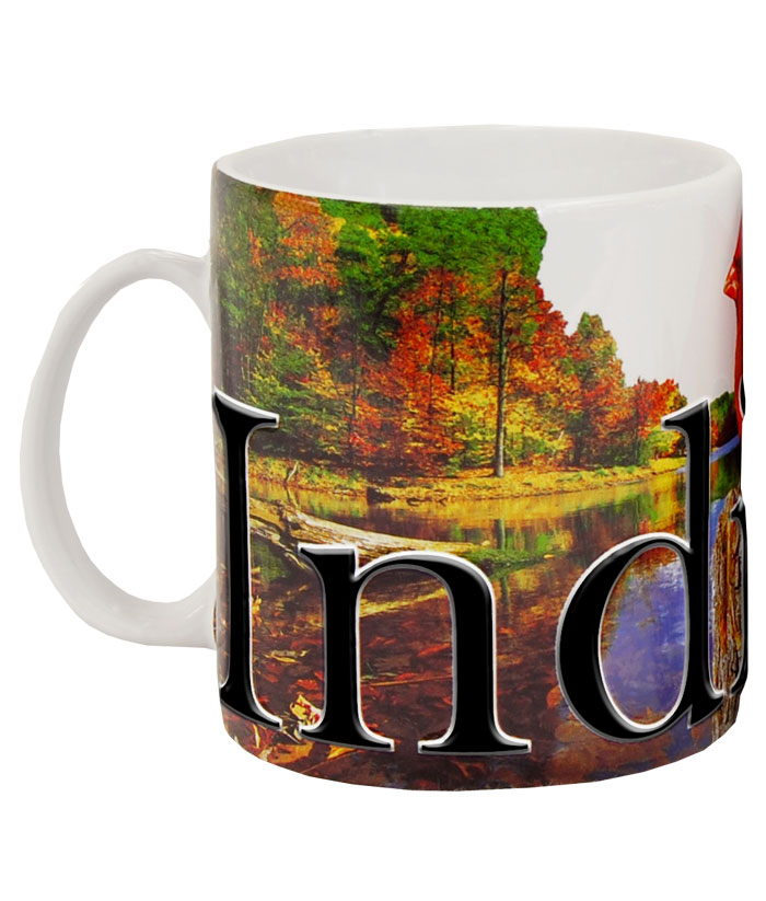 Indiana Color Relief Mug