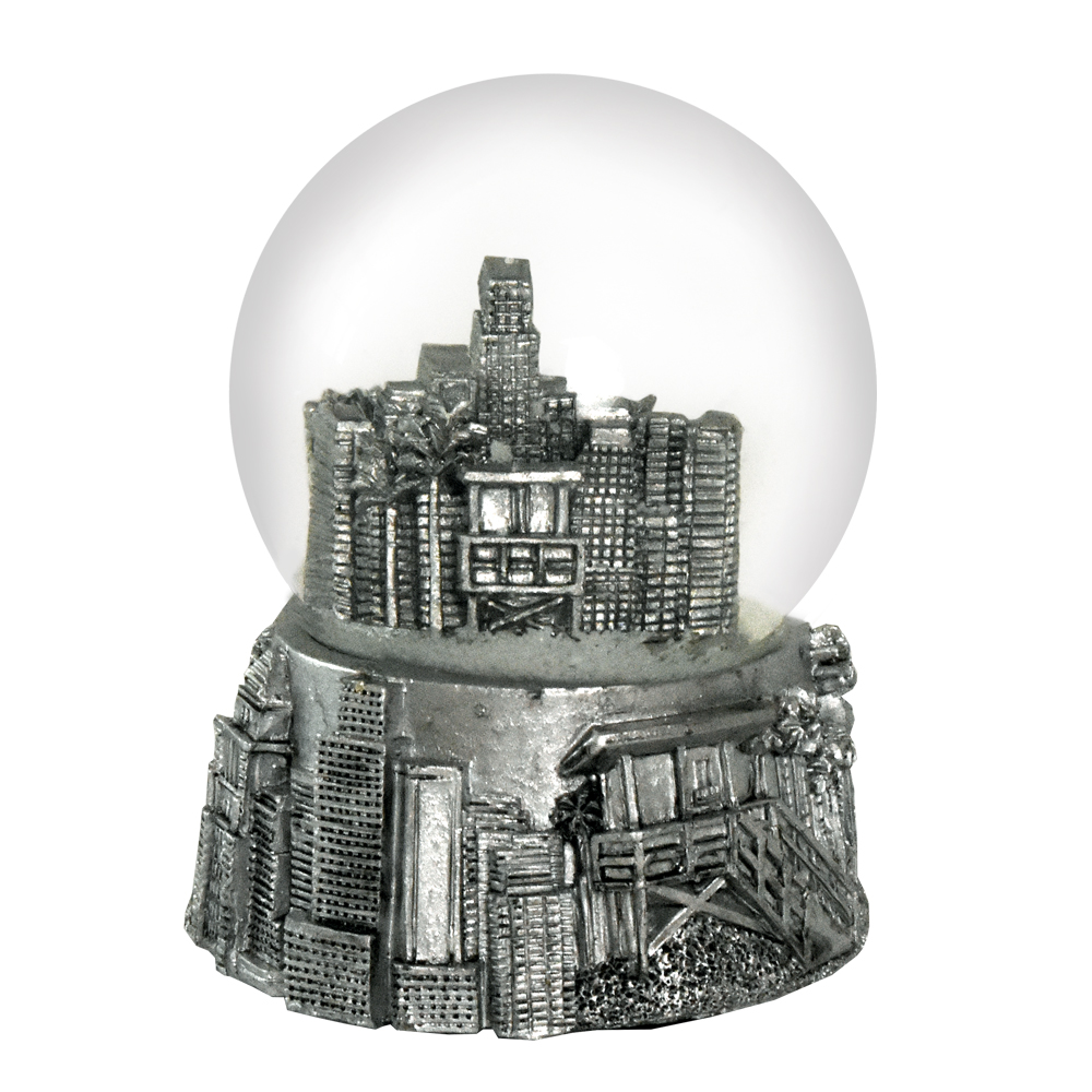 Los Angeles 65MM Snow Globe back side