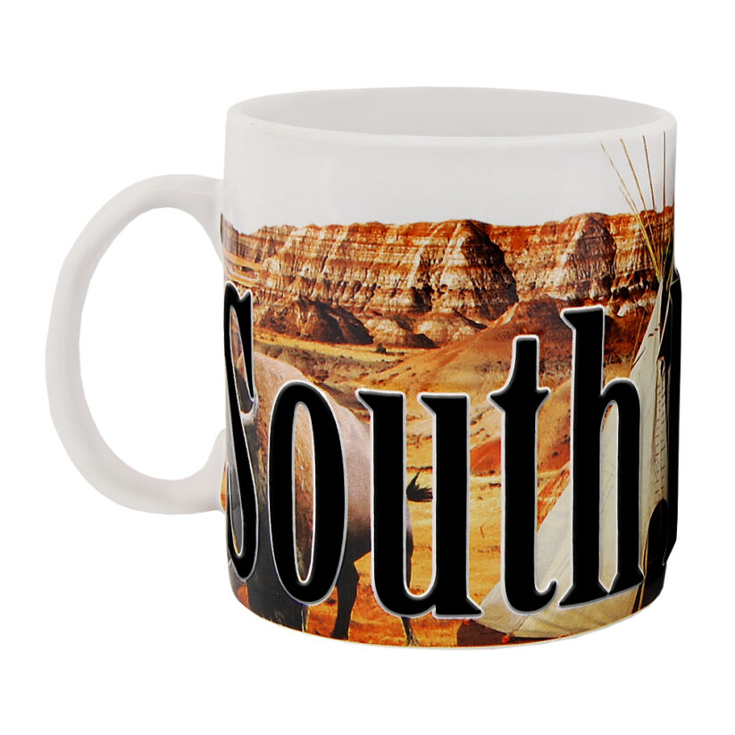South Dakota Color Relief Mug