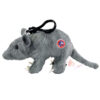 Texas Armadillo 4" Clip on Plush Side View