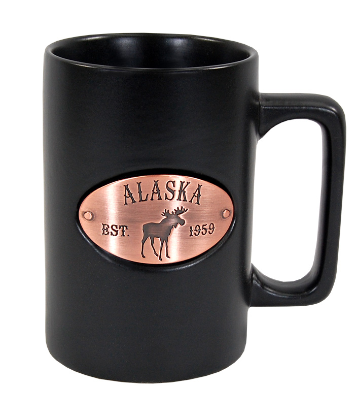 Alaska Black Copper Medallion Mug